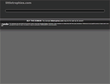 Tablet Screenshot of littletrophies.com